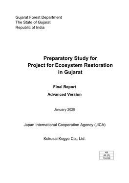 Preparatory Study for Project for Ecosystem Restoration in Gujarat