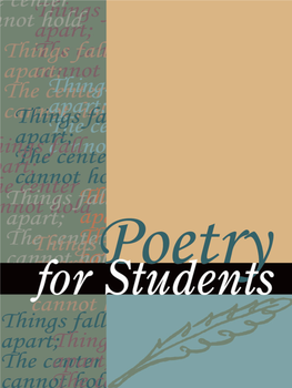 Poetry for Students, Volume 36 – Finals/ 8/21/2010 08:27 Page 3