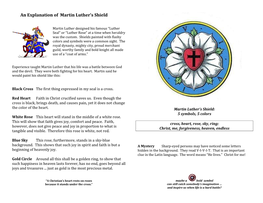 Luther Seal” Or “Luther Rose” at a Time When Heraldry Was the Custom