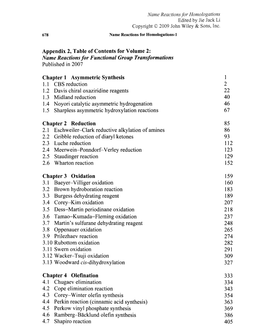 Name Reactions for Functional Group Transformations Published in 2007