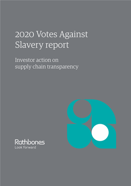 2020 Votes Against Slavery Report