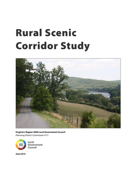 Rural Scenic Corridor Study