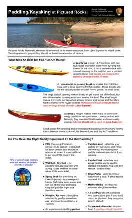 Kayaking and Kayak Safety