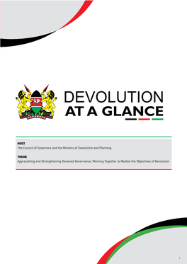 HOST the Council of Governors and the Ministry of Devolution and Planning