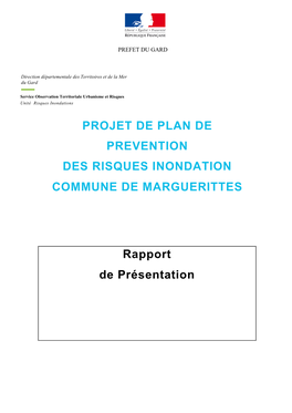 Projet De Plan De Prevention Des Risques Inondation