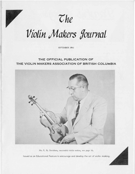 Violin Makers Journal