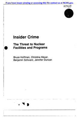 Insider Crime