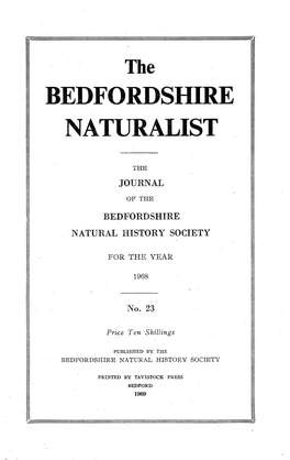 Bedfordshire Naturalist