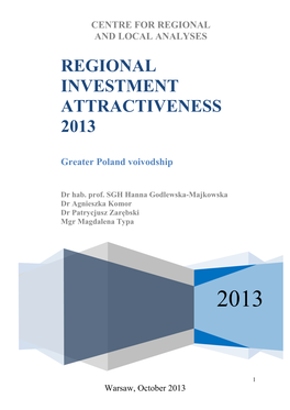 Atrakcyjność Inwestycyjna Regionów 2010