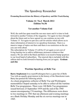 Volume 14 No.4 March 2012 Edition No.56