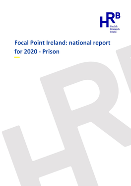 Focal Point Ireland: National Report for 2020 - Prison