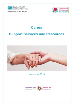 Support Services and Resources for Carers