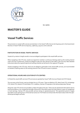 Master's Guide