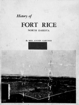 Fort Rice North Dakota