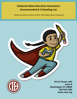 National Indian Education Association Recommended K-12 Reading List