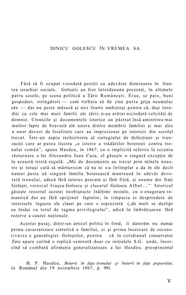 DINICU GOLESCU ÎN VREMEA SA Fără Să Fi Ocupat Vreodată Poziţii Cu