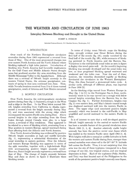 The Weather and Circulation of June 1963