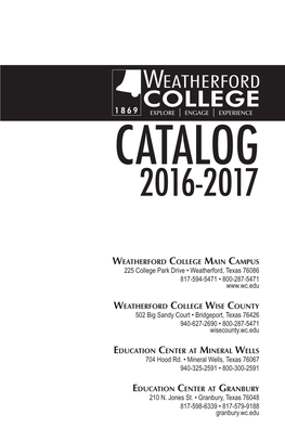 2016-17 Catalog