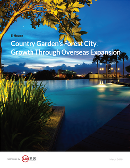 Country Garden's Forest City: Growth Through Overseas Expansion