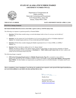 ITB #2516H023 Amendment 2.Pdf