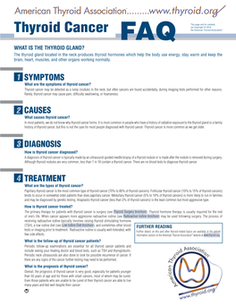 Thyroid Cancer Faqs