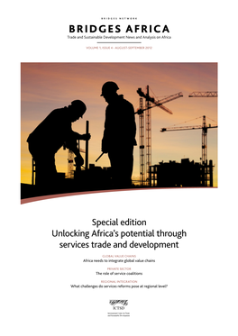 BRIDGES AFRICA Trade and Sustainable Development News and Analysis on Africa