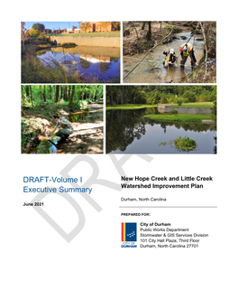 New Hope Creek and Little Creek Watershed Improvement Plan