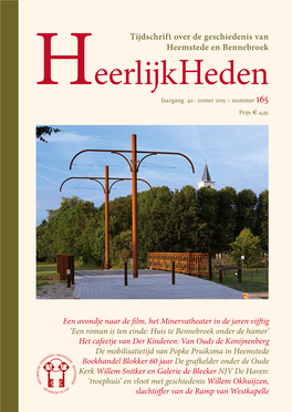 Tijdschrift Over De Geschiedenis Van Heemstede En Bennebroek