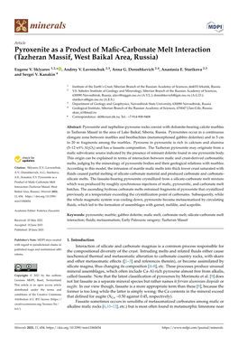 Pyroxenite As a Product of Mafic-Carbonate Melt Interaction