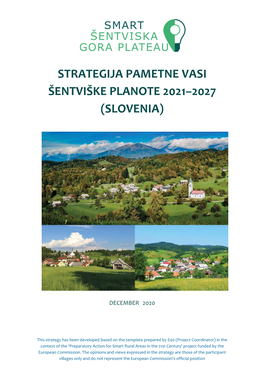 Strategija Pametne Vasi Šentviške Planote 2021–2027 (Slovenia)
