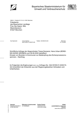 Bayerisches Staatsministerium Für Umwelt Und Verbraucherschutz