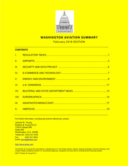 February Aviation Summary