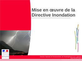 La Directive Inondation