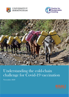 Understanding the Cold-Chain Challenge for Covid-19 Vaccination November 2020