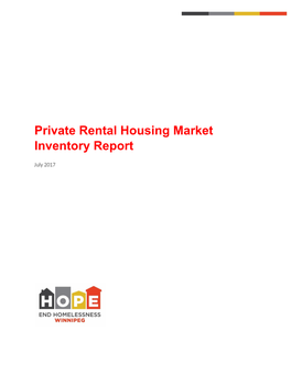 Private Rental Housing Market Inventory Report 2017