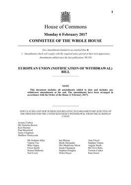 (Notification of Withdrawal) Bill