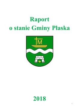 Raport O Stanie Gminy Płaska 2018