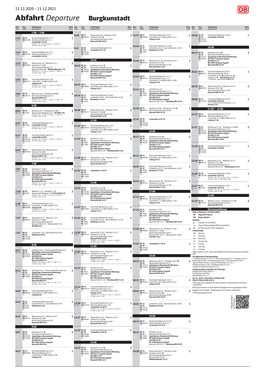 Fahrplan Der Deutschen Bahn 2020/2021