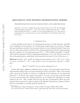 Equivariant Maps Between Representation Spheres 3