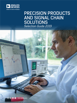 Precision Products and Signal Chain Solutions: Selection Guide 2019