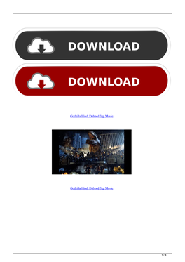 Godzilla Hindi Dubbed 3Gp Movie