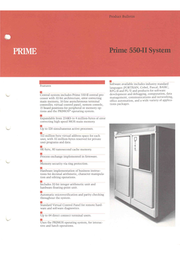 Prime 550-II System