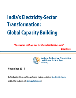 India's Electricity Sector Transformation
