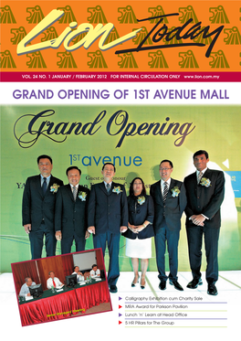 Grand Opening of 1St Avenue Mall