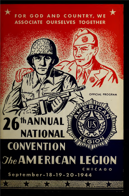The American Legion 26Th National Convention: Official Program [1944]
