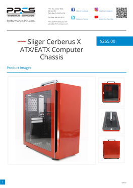 Sliger Cerberus X ATX/EATX Computer Chassis