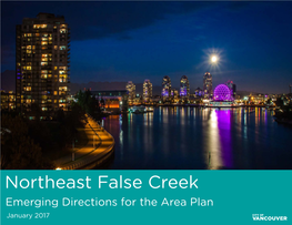 Northeast False Creek Emerging Directions for the Area Plan