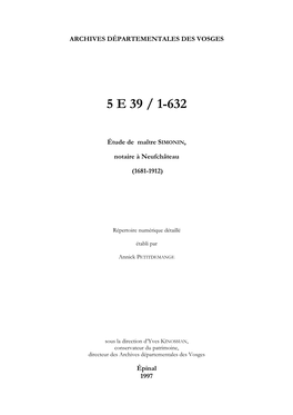 5 E 39 / 1-632