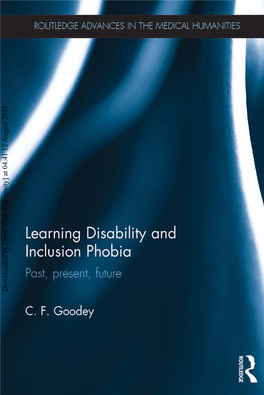 Learning Disability and Inclusion Phobia