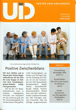 UID 2006 Nr. 15, Union in Deutschland